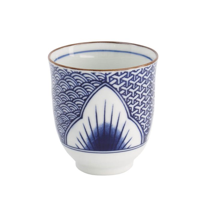 Tokyo Design Studio - Lily Flower - Theekopje - Blauw - 7.8x8.2cm - 250ml