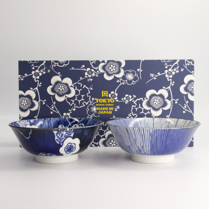 Tokyo Design Studio – Mixed Bowls – Kommen Set – Set Van 2 Stuks – 19x8cm - 1000ml