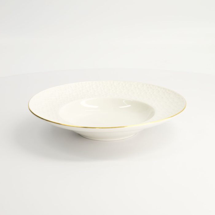 Tokyo Design Studio - Nippon White Diep Ontbijtbord - Strepen - 21cm 160ml