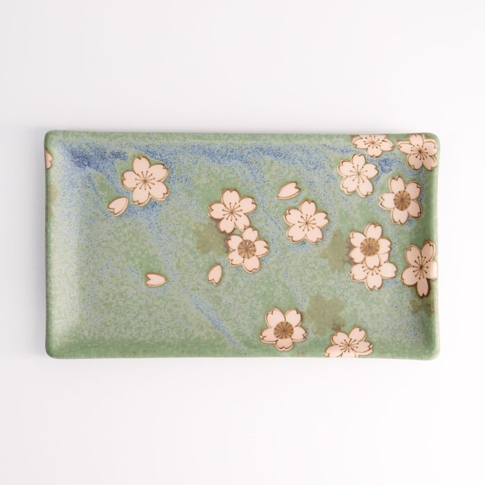 Tokyo Design Studio - Sakura - Bord - Groen - 22,5x12,7cm