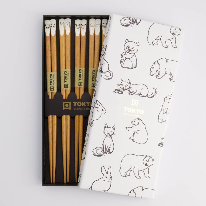 Tokyo Design Studio - Chopstick - Giftset/5 - Mix Animals