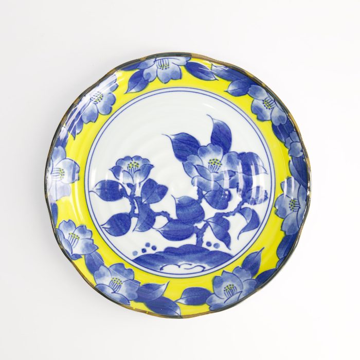 Tokyo Design Studio - Tsubaki - Bord - Geel/Blauw - 21.6x2.5cm