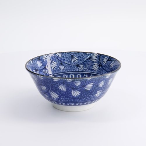 Tokyo Design Studio - Gemengde Kommen - Hana - Blauw - 14.8x6.8cm - 550ml - Tsuta Karakusa