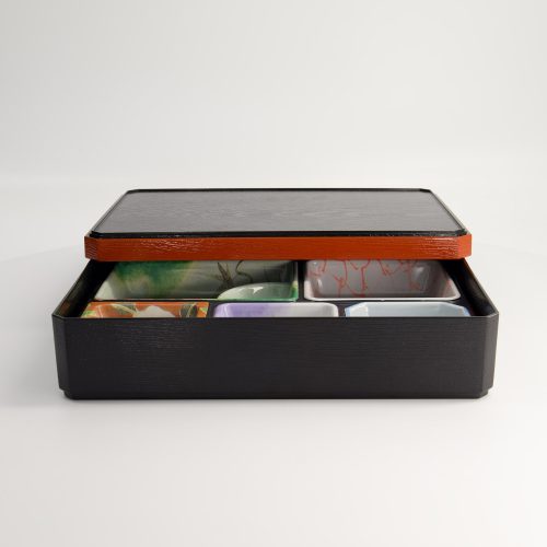 Tokyo Design Studio - Bento Box - Rechthoek Matsukado - Zwart - 30.7x21.5x6.5cm