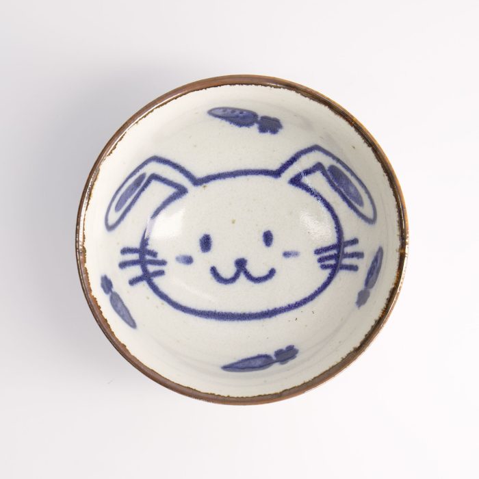 Tokyo Design Studio - Kawaii - Rabbit Usagi - Rice Bowl - Red - 11.5x6cm - 300ml