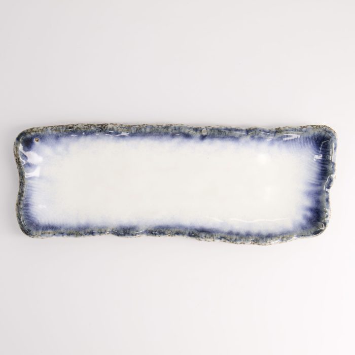 Tokyo Design Studio - Tajimi - Blauw/Wit - Bord - 31,7x11,2cm