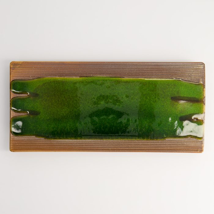 Tokyo Design Studio - Groot Bord - Groen/Bruin - 26x12cm