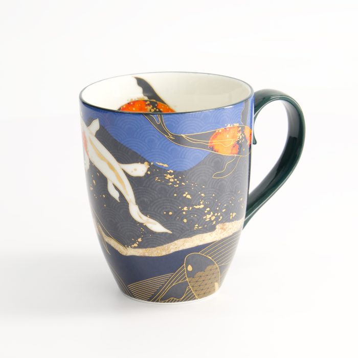 Tokyo Design Studio - Kawaii - Goldfish - Blue - Mug - Giftbox - 8.5x10.2cm - 380ml