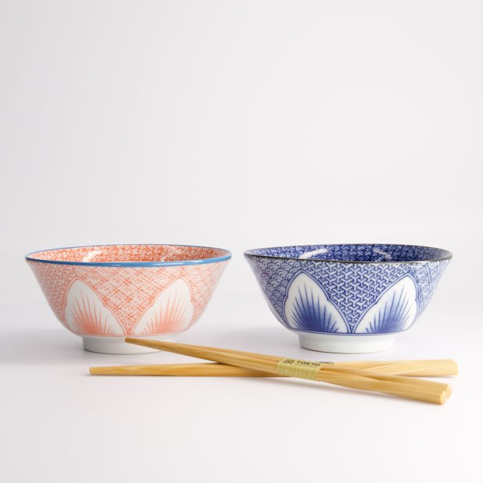 Tokyo Design Studio - Leliebloem - 2 stuks - Kom - Cadeauset - 14.8x6.8cm - 550ml