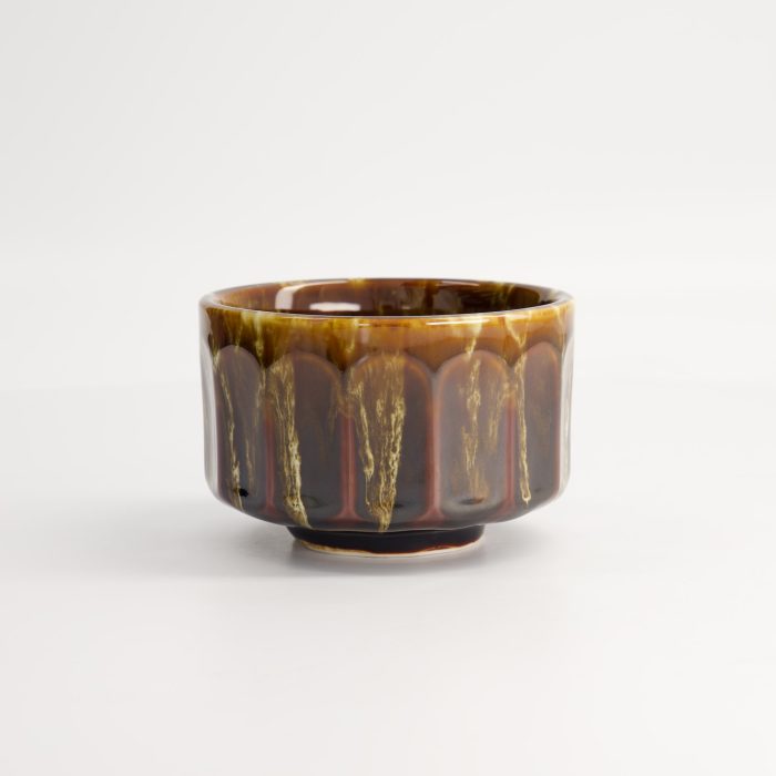 Tokyo Design Studio - Craft Matcha Bowl - Brown - 11.5x7.5cm - 400ml - Image 3