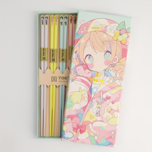 Tokyo Design Studio - Eetstokjes - Cadeauset / 5 paar - Anime