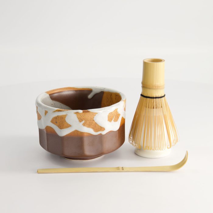 Tokyo Design Studio - Matcha Gift Set - Kanegin Brown - 11x8cm - 4 pieces - Image 4