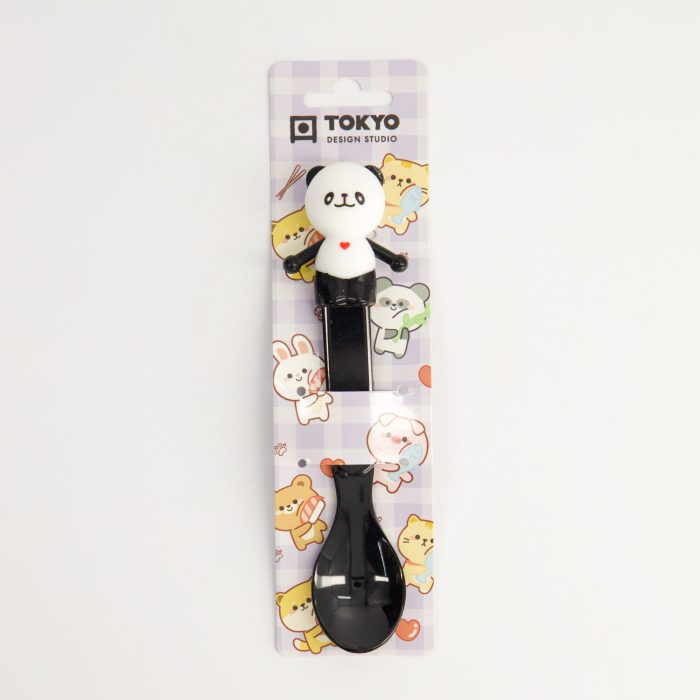 Children's Panda Spoon - Black - 16.5 cm