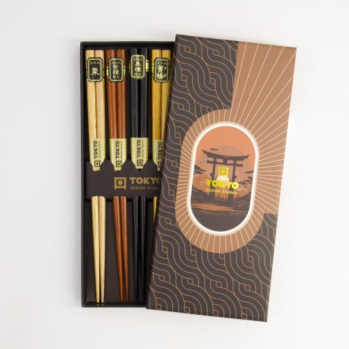 Tokyo Design Studio - Houten Chopstick Giftset - 5 paar