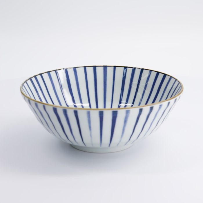 Tokyo Design Studio - Natsu - Tokusa - Ramenkom - Blauw/Wit - 21x7,8cm - 1000ml