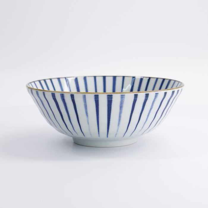 Tokyo Design Studio - Natsu - Tokusa - Ramen Bowl - Blue/White - 21x7.8cm - 1000ml - Image 3