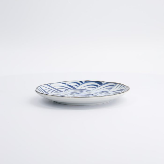 Tokyo Design Studio - Natsu - Nami - Cake Plate - Blue/White - 16.5x2cm - Image 3