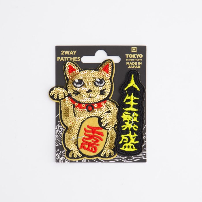 Tokyo Design Studio - Patch - 2Way - Gouden Geluks Kat