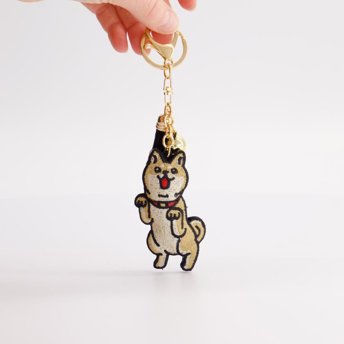 Tokyo Design Studio - Patch - Keychain - Shiba-Dog Standing - Image 3