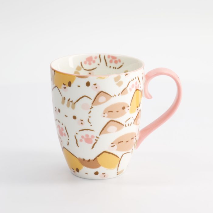 Tokyo Design Studio - Kawaii - Mug with Giftbox - Cat - Pink - 8.5x10.2cm - 380ml - Image 2