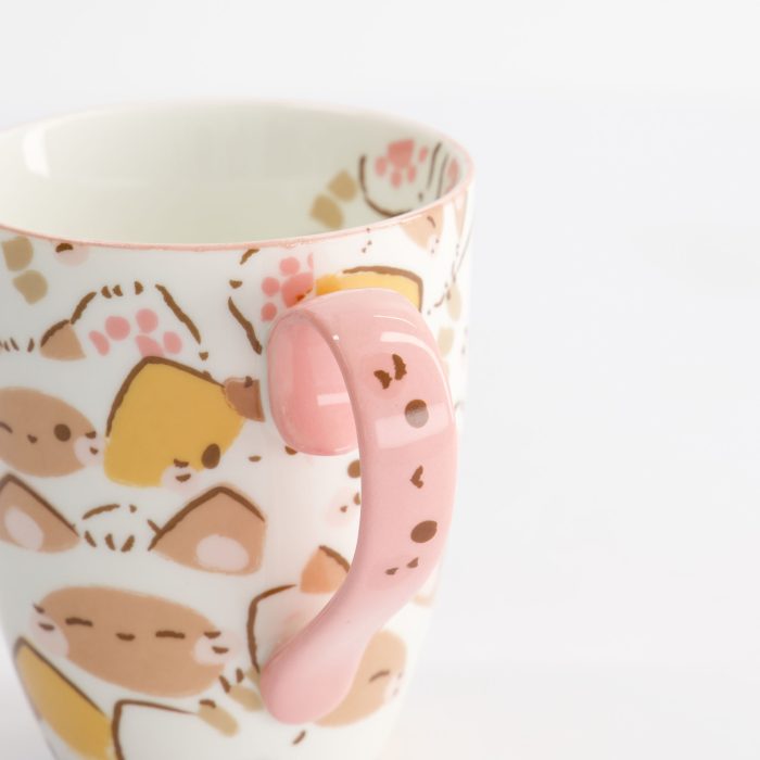 Tokyo Design Studio - Kawaii - Mug with Giftbox - Cat - Pink - 8.5x10.2cm - 380ml - Image 3