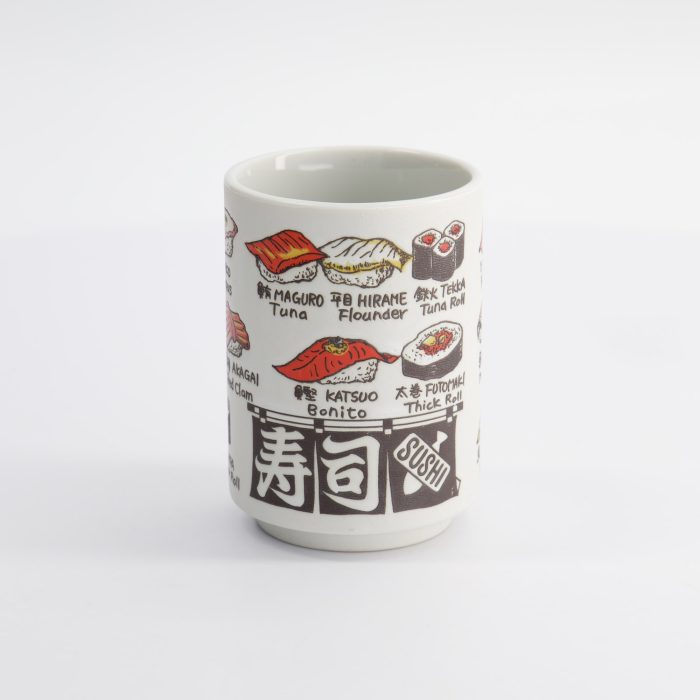 Tokyo Design Studio - Beker Emboss Sushi - 7.2x10.2cm - 260ml