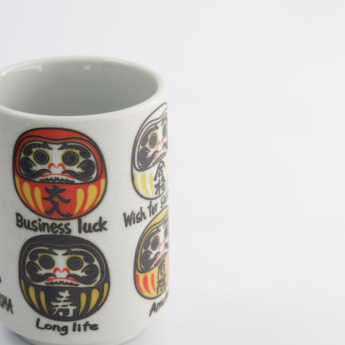 Tokyo Design Studio - Cup Embossed Daruma - 7.2cm x 10.2cm - 260ml - Image 4