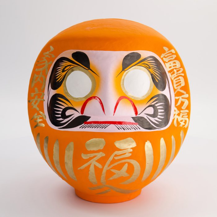 Oranje Daruma Pop - 40 cm