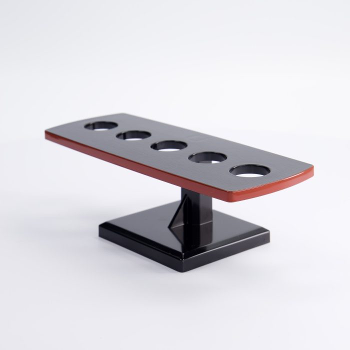 Lacquerware Sushi Roll Stand - Black/Red - Image 3